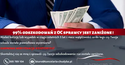CHUDYBA - rzeczoznawca - odszkodowanie - kosztorys naprawy - szkoda komunikacyjna